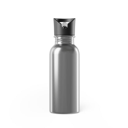 Life Ops 20oz Stainless Steel Water Bottle with Straw — Durable Metallic Sports Bottle