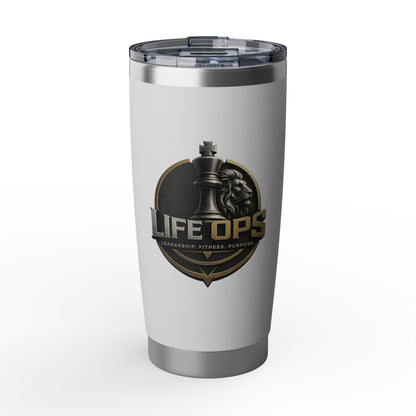 20oz Stainless Tumbler — "LIFE OPS" Logo Travel Cup